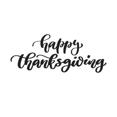 Naklejka na ściany i meble Thanksgiving day vector card with handwritten lettering. Decorat