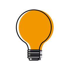 Bulb light energy icon vector illustration graphic design
