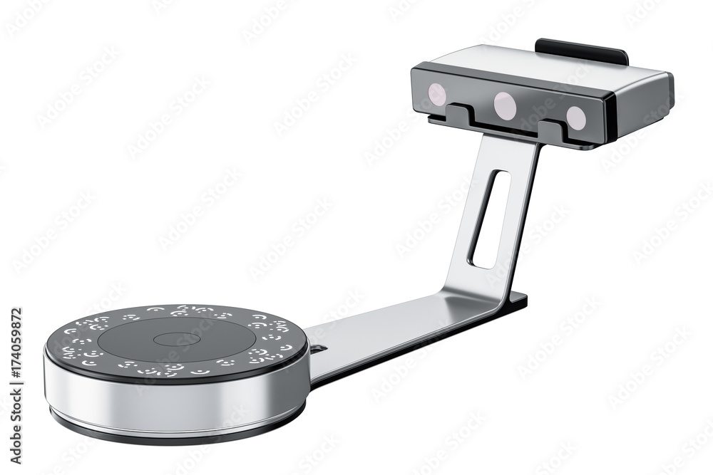 Poster 3d scanner, 3d rendering