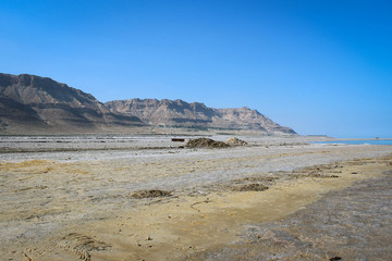Fototapeta na wymiar Scenic landscape of Dead Sea area, Israel