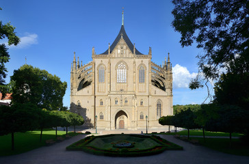 Fototapeta premium Saint Barbora temple, Kutna Hora, Czech Republic