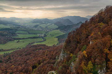 Autumn in the country side, Sulovske rock, Slovakia