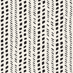 Seamless pattern with hand drawn brush strokes. Ink doodle grunge illustration. Geometric vector pattern.