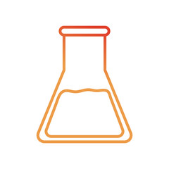 erlenmeyer  vector illustration