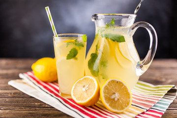 Jar of lemonade