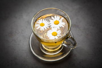 Cup of chamomile tea