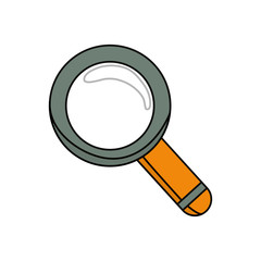 magnifying glass   vector illustration