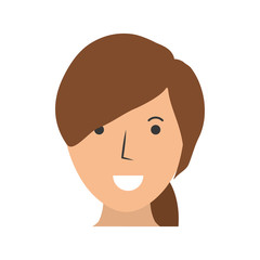 woman head  vector illustration
