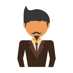 businessman  avatar vector illustration