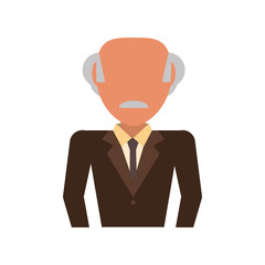 old man  avatar vector illustration