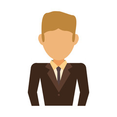 executive man avatar vector illustration