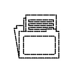 Fototapeta na wymiar Folder document symbol icon vector illustration graphic design