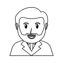 old man  avatar vector illustration