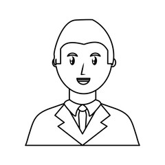 young man  avatar vector illustration