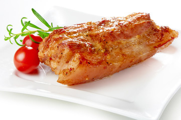 Baked pork roast