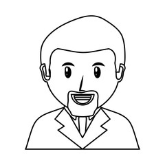 Obraz na płótnie Canvas old man avatar vector illustration