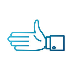 Handshake symbol isolated icon vector illustration graphic design