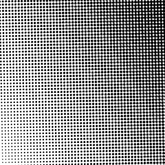Vector abstract dotted background. Black and white halftone effect vector illustration.