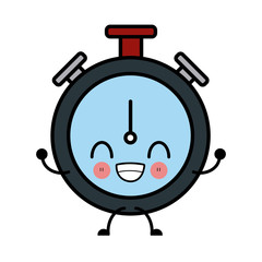 Clock timer isolated icon vector illustration graphic design