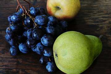 a fruits and nuts on the table