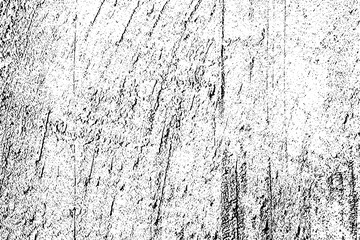 Distressed halftone grunge black and white vector texture -texture of old wall background for creation abstract vintage effect with noise and grain
