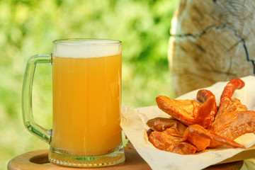 Oktoberfest mug beer with food weekend.
