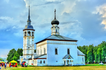 Fototapeta na wymiar Church of the Resurrection in Suzdal, Russia