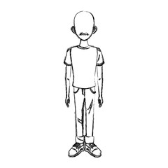 Young woman cartoon icon vector illustration graphic design