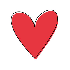 pictogram  heart  vector illustration