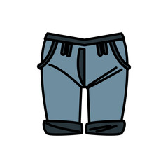 Short pant clothes icon vector illustration graphic design