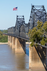 Bridge over the Mississippi River at Vicksburg, MS