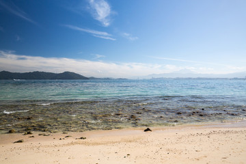 A beautiful beach in Kota Kinabalu