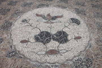 Chinese floor mosaic