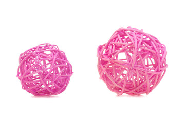 Fototapeta premium Decorative ball from the vine
