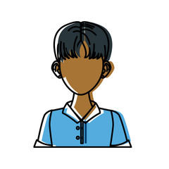 Fototapeta premium Young man cartoon icon vector illustration graphic design