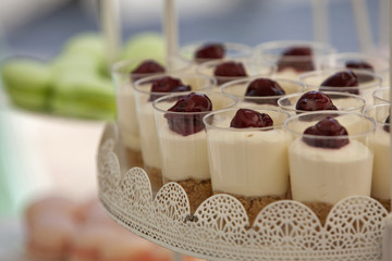 Sweet finger food in buffet party