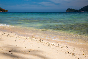 A beautiful beach in Kota Kinabalu