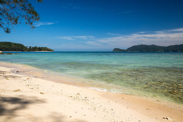 A beautiful beach in Kota Kinabalu
