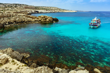 Blue Lagoon coast in Ayia Napa