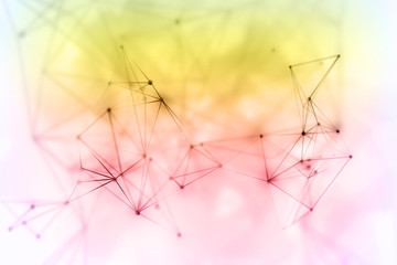 Light Yellow Red Green Tone Modern Abstract Art Background Pattern Design