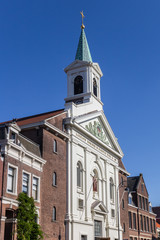Fototapeta na wymiar Historic Groenmarktkerk church in the center of Haarlem