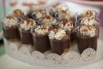 Sweet finger food in buffet party