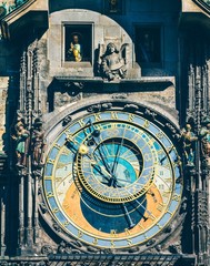 Fototapeta na wymiar Astronomical Clock in Old Town Square Prague, Czech republic