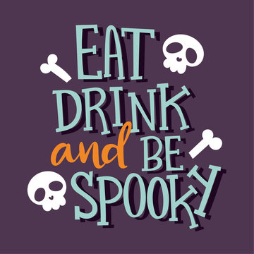 Halloween party celebration invitation cards vector illustration set design