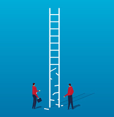 Broken ladder © wei wan