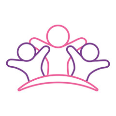 pictogram  people vector illustration