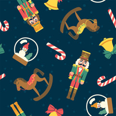 Christmas Toys Pattern