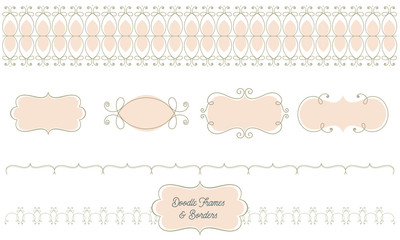 Swirly Feminine Frame Borders