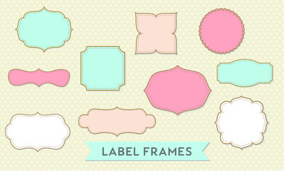 Decorative Label Frames