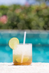 Glass of Caipirinha